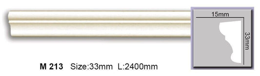 Молдинг гладкий поліуретановий Harmony M 213