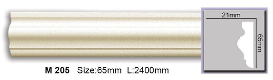 Молдинг гладкий поліуретановий Harmony M 205 Flexi