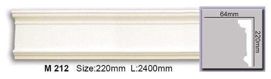 Молдинг гладкий поліуретановий Harmony M 212