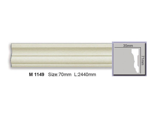 Молдинг гладкий поліуретановий Harmony M 1149