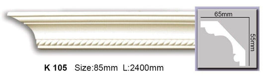 Карниз з орнаментом поліуретановий Harmony K 105 Flexi