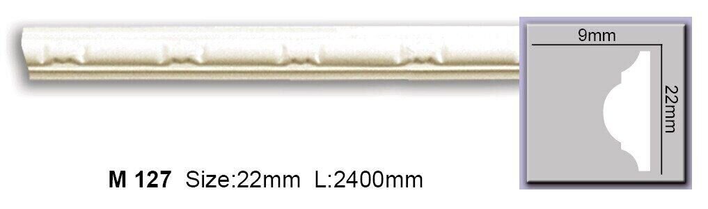 Молдинг з орнаментом поліуретановий Harmony M 127 Flexi