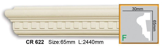 Молдинг поліуретановий з орнаментом Gaudi Decor CR 622 Flexi