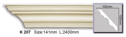 Карниз гладкий поліуретановий Harmony K 207 Flexi
