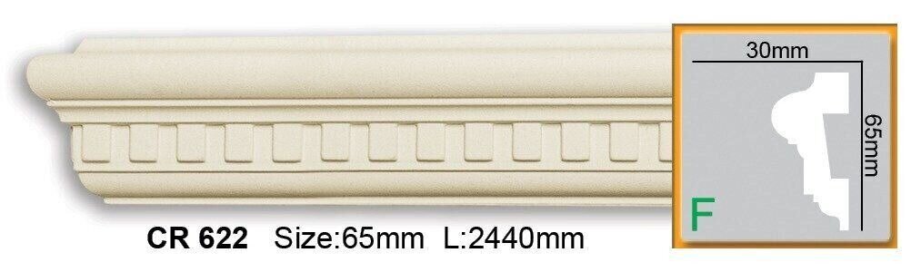 Молдинг поліуретановий з орнаментом Gaudi Decor CR 622