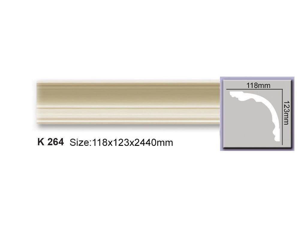 Карниз гладкий поліуретановий Harmony K 264 Flexi