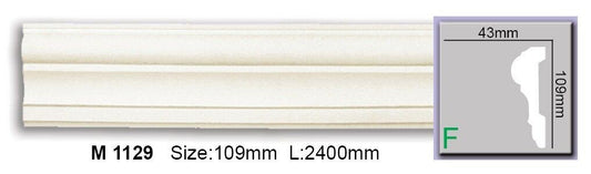Молдинг гладкий поліуретановий Harmony M 1129