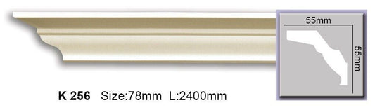 Карниз гладкий поліуретановий Harmony K 256