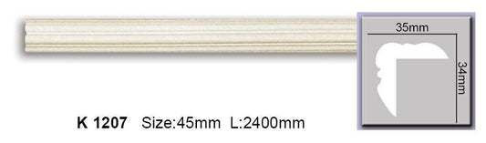 Карниз гладкий поліуретановий Harmony K 1207 Flexi