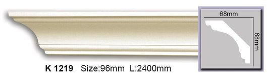 Карниз гладкий поліуретановий Harmony K 1219