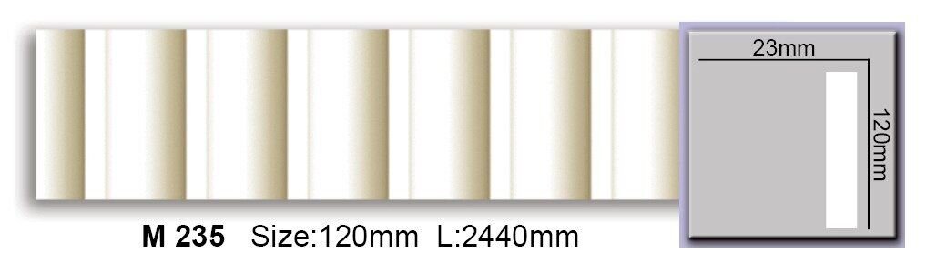 Молдинг гладкий поліуретановий Harmony M 235 Flexi