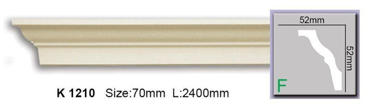 Карниз гладкий поліуретановий Harmony K 1210 Flexi