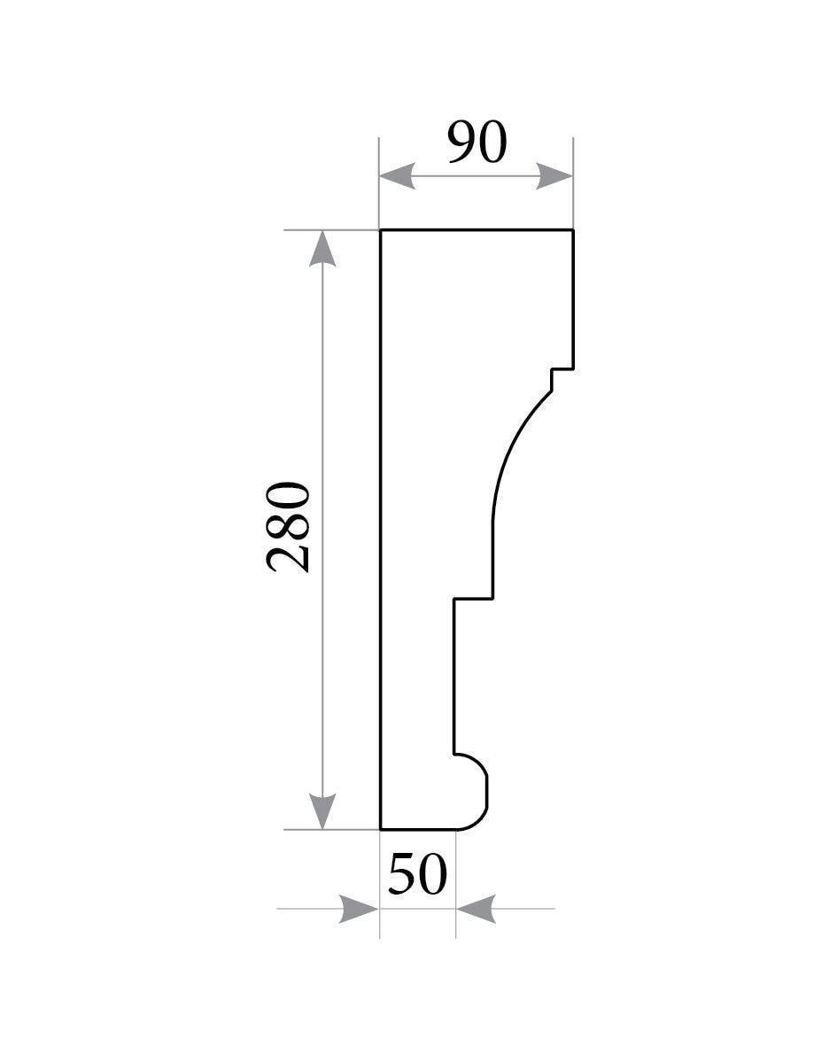 Молдинг ML 150 - LEO - DECOR