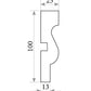 Молдинг ML 106 - LEO - DECOR