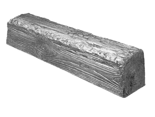Балка поліуретанова DECOWOOD рустік EQ 006 (2м) classic дуб сивий 12х12