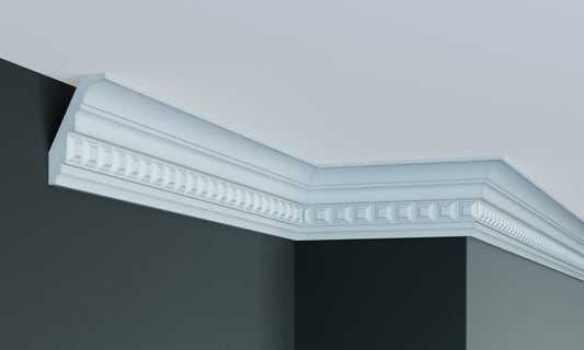 Карниз поліуретановий з орнаментом Gaudi Decor C 1004