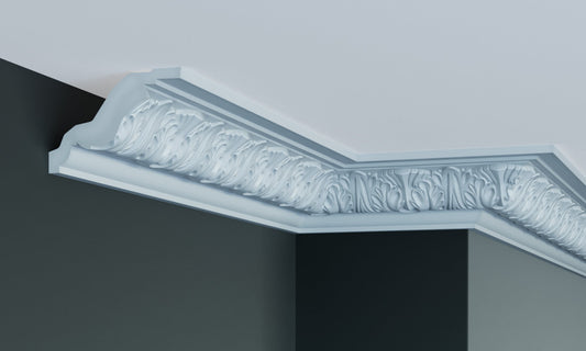 Карниз поліуретановий з орнаментом Gaudi Decor C 1030