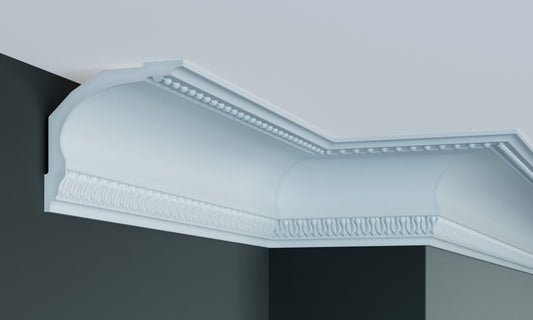 Карниз поліуретановий з орнаментом Gaudi Decor C 109