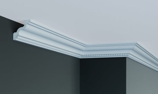 Карниз поліуретановий з орнаментом Gaudi Decor C 1090