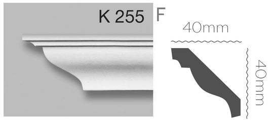 Карниз гладкий поліуретановий Harmony K 255 Flexi