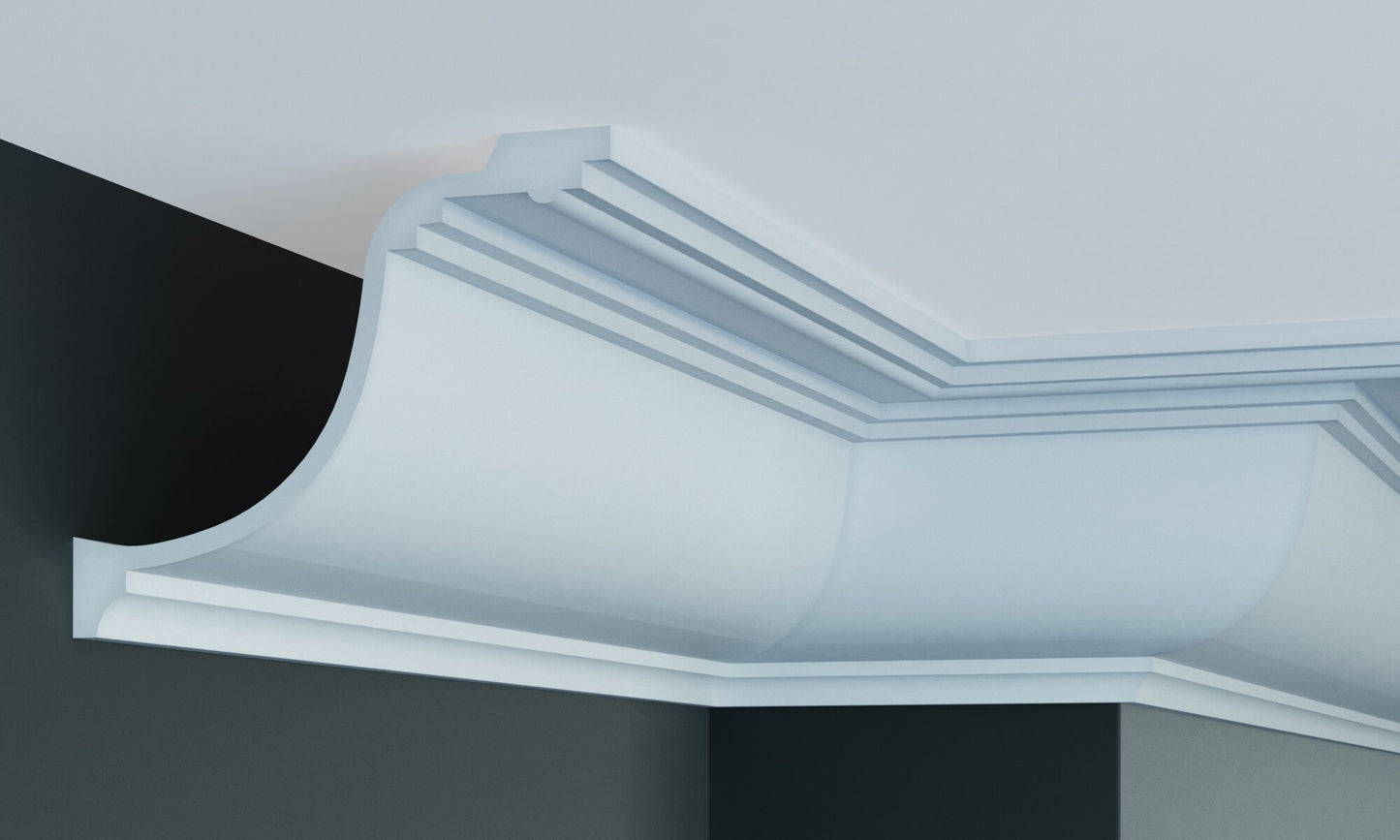 Карниз поліуретановий гладкий Gaudi Decor P 2024