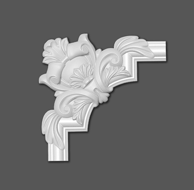 Кутовий елемент поліуретановий Grand Decor HCR 518-2