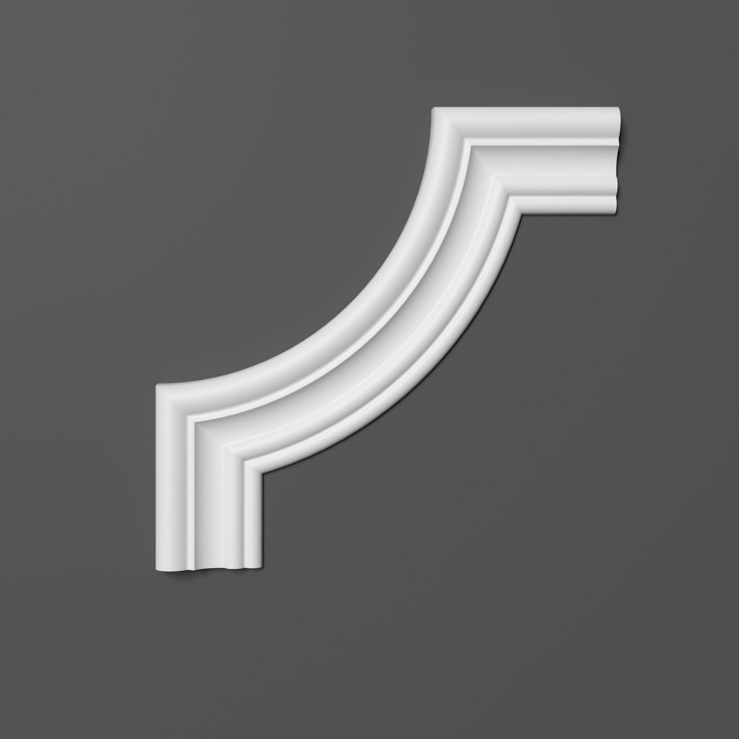 Кутовий елемент поліуретановий Grand Decor HCR 524-1