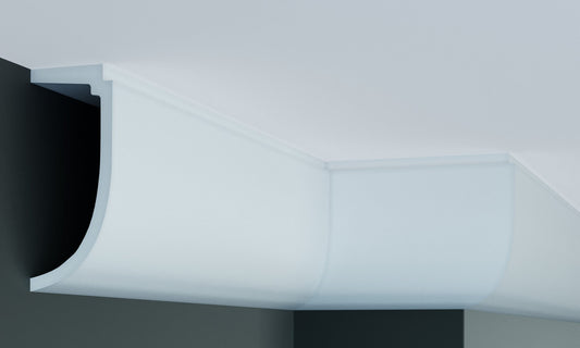 Карниз поліуретановий гладкий Gaudi Decor P 882 Flexi