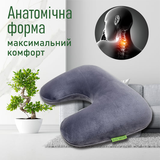 Подушка ортопедична PMF 002 400x265x115 світло-сіра