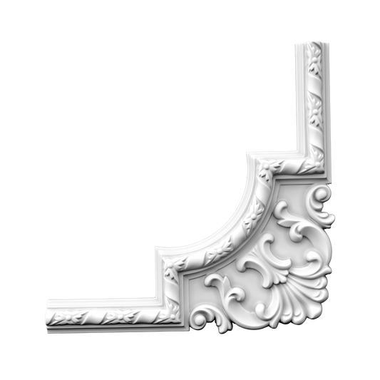Кутовий елемент молдинга поліуретановий Gaudi Decor CF 3010C