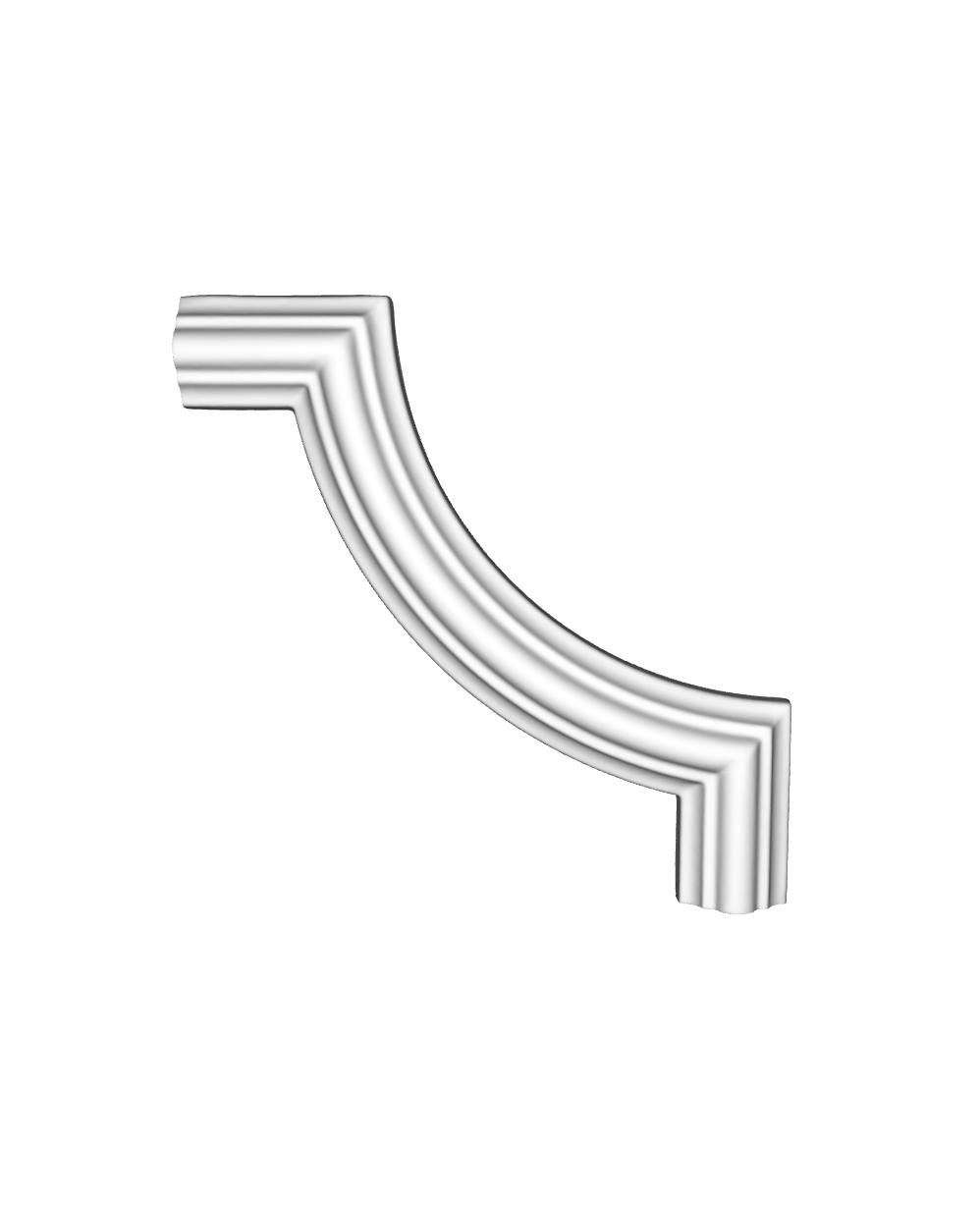 Кутовий елемент поліуретановий Gaudi Decor CF 3227B