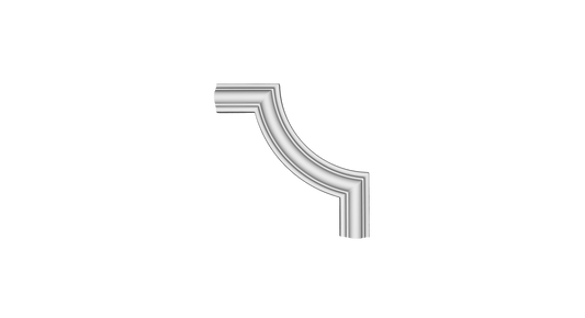 Кутовий елемент молдинга поліуретановий Gaudi Decor CF 611