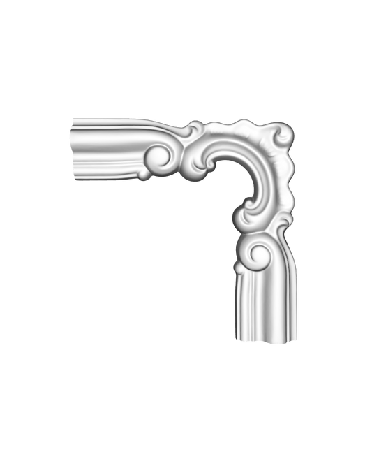 Кутовий елемент молдинга поліуретановий Gaudi Decor CF 624A