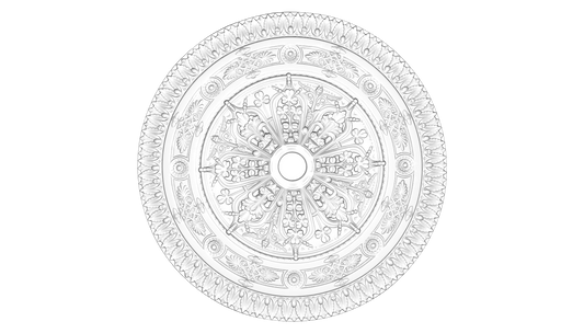 Розетка поліуретанова Gaudi Decor R 302